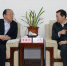 郭瑞民同志与省工商联李汉宇主席一行进行座谈 - 公安厅