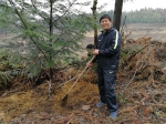 贵州省环境监察局工会组织开展义务植树活动 - 环保局厅