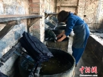 贵州侗家织女将二十四节气“染”成24种蓝 - 贵州新闻