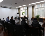 机关党委书记杨正伟同志为国合中心全体党员上党课 - 环保局厅